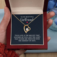 My Beautiful Girlfriend Necklace – Romantic Keepsake Gift for Girlfriend