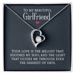My Beautiful Girlfriend Necklace – Romantic Keepsake Gift for Girlfriend