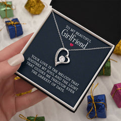 My Beautiful Girlfriend Necklace – Romantic Keepsake Gift for Girlfriend