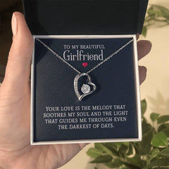My Beautiful Girlfriend Necklace – Romantic Keepsake Gift for Girlfriend