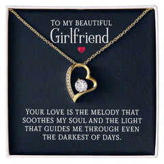 My Beautiful Girlfriend Necklace – Romantic Keepsake Gift for Girlfriend