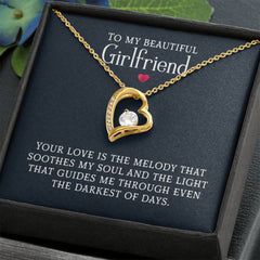 My Beautiful Girlfriend Necklace – Romantic Keepsake Gift for Girlfriend
